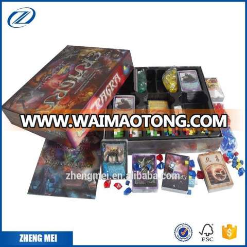 Popular design customized board game with acrylic gems